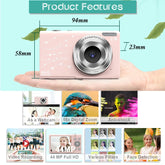 DC402 2.4 inch 44MP 16X Zoom 1080P Full HD Digital Camera Children Card Camera, US Plug, US Plug